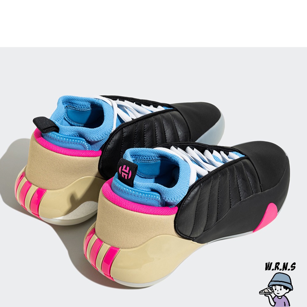 Adidas 男鞋 籃球鞋 避震 皮革 哈登 HARDEN VOL. 7 黑 IG5334-細節圖5