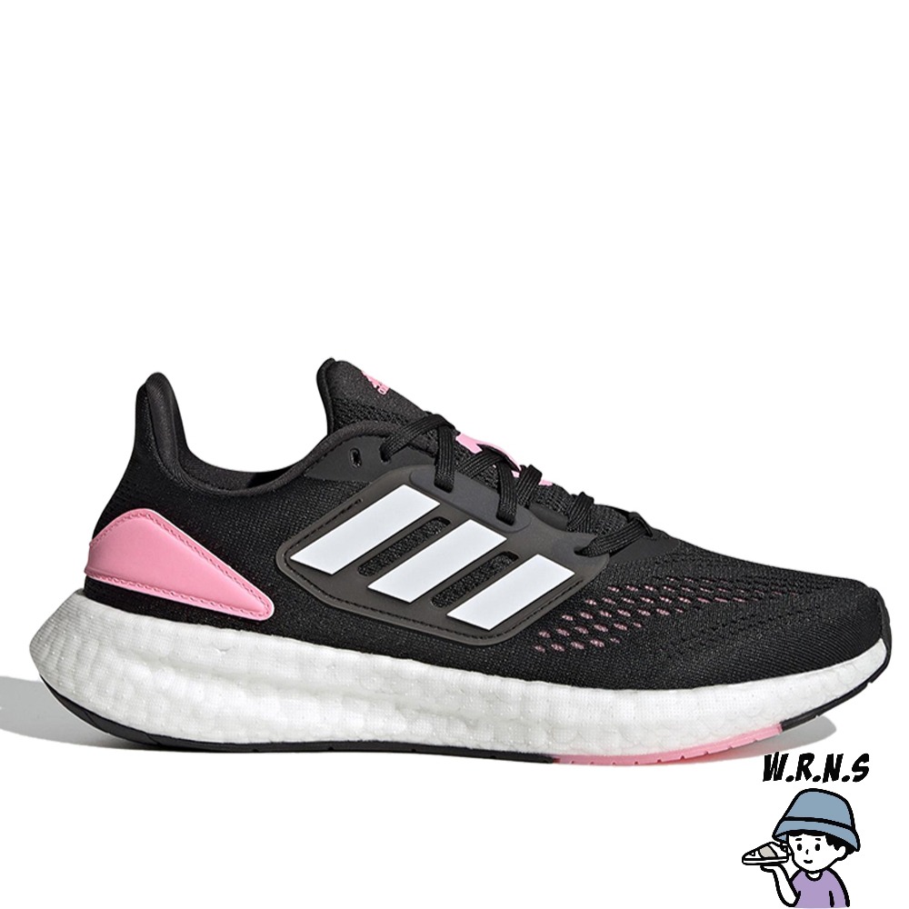 Adidas 女鞋 慢跑鞋 Pureboost 22 黑粉 HQ1458-細節圖2