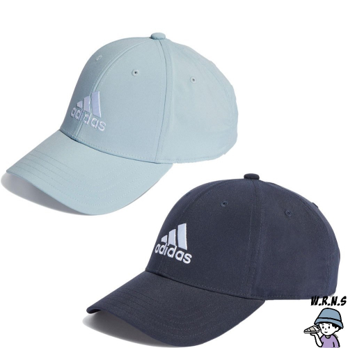 Adidas 帽子 老帽 刺繡 水藍/深藍 II3554/IQ3469