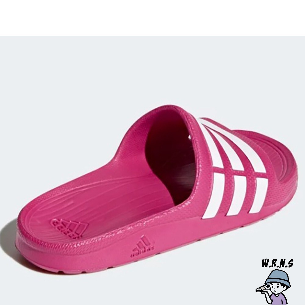 ADIDAS DURAMO SLIDE 女鞋 拖鞋 一體成形 防水 桃紅 G06797-細節圖5