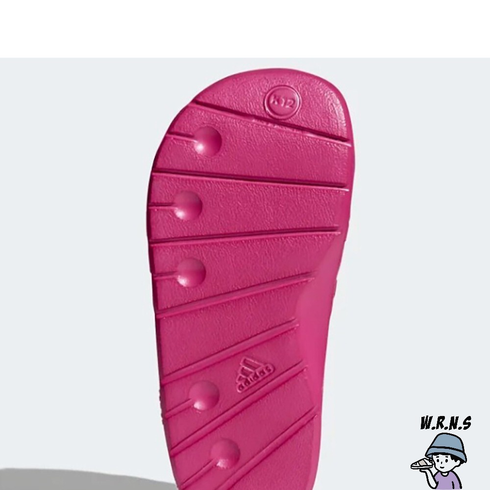 ADIDAS DURAMO SLIDE 女鞋 拖鞋 一體成形 防水 桃紅 G06797-細節圖6