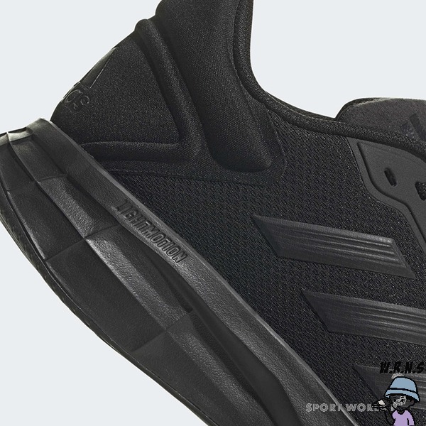 Adidas 男鞋 慢跑鞋 避震 輕量 DURAMO SL 2.0 全黑【W.R.N.S】GW8342-細節圖4