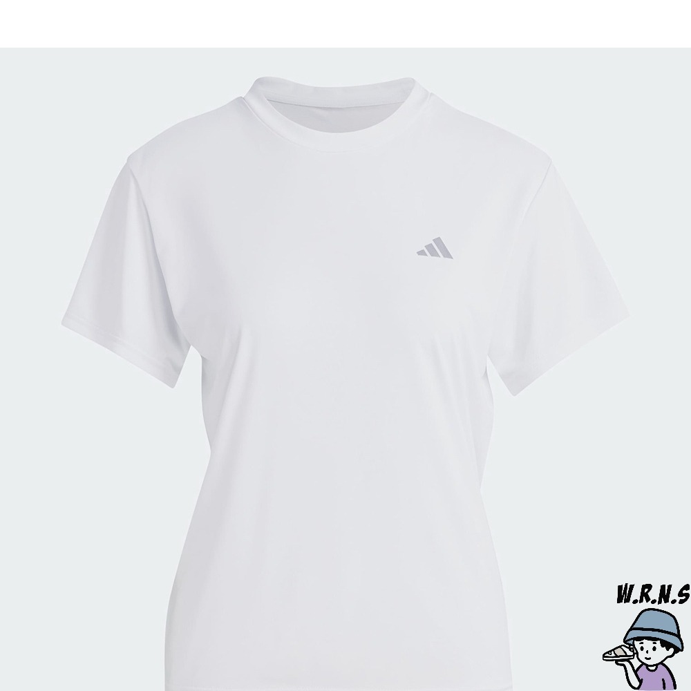 Adidas 女裝 短袖上衣 排汗 白HZ0112-細節圖2