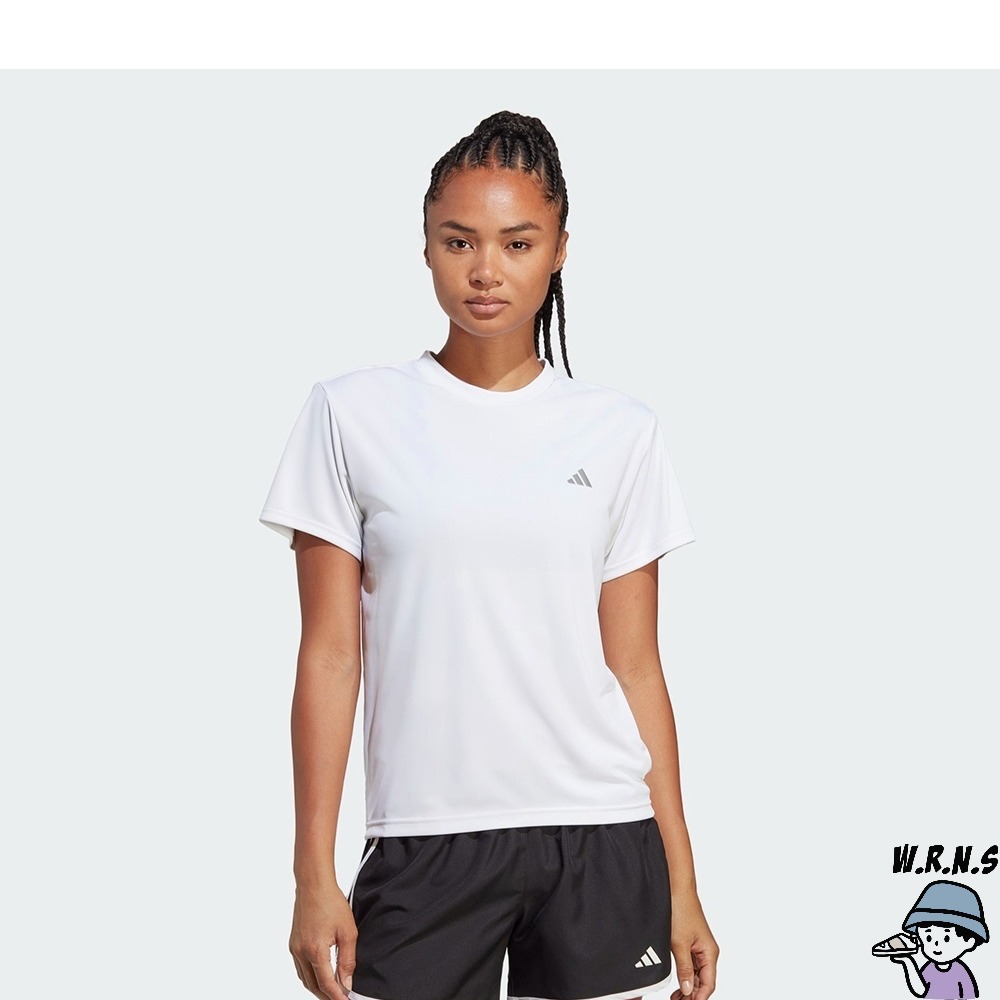 Adidas 女裝 短袖上衣 排汗 白HZ0112-細節圖3