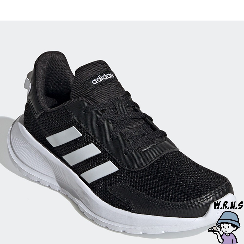 *ADIDAS TENSAUR RUN K 童鞋 中童 慢跑 網布 透氣 輕量 黑EG4128-細節圖3