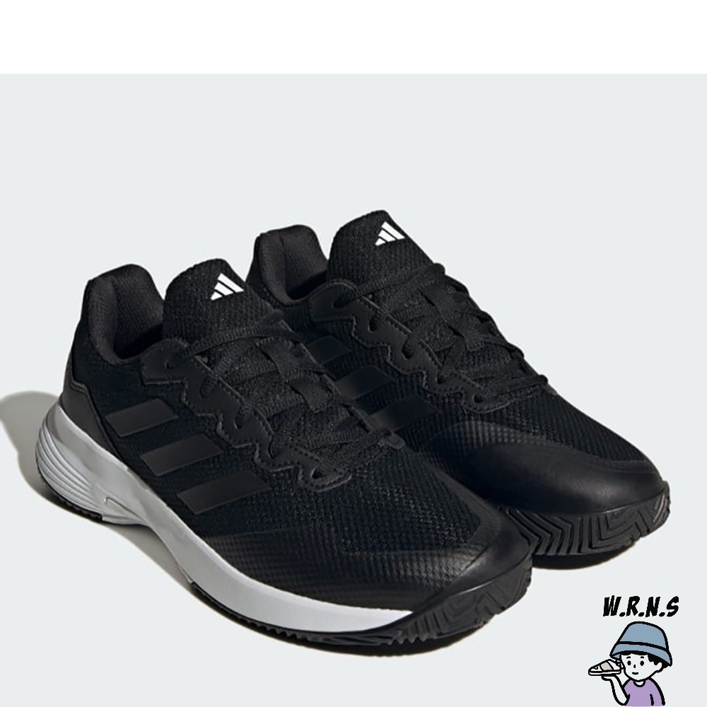 Adidas 男鞋 網球鞋 EVA中底 GameCourt 2 黑 IG9567-細節圖3