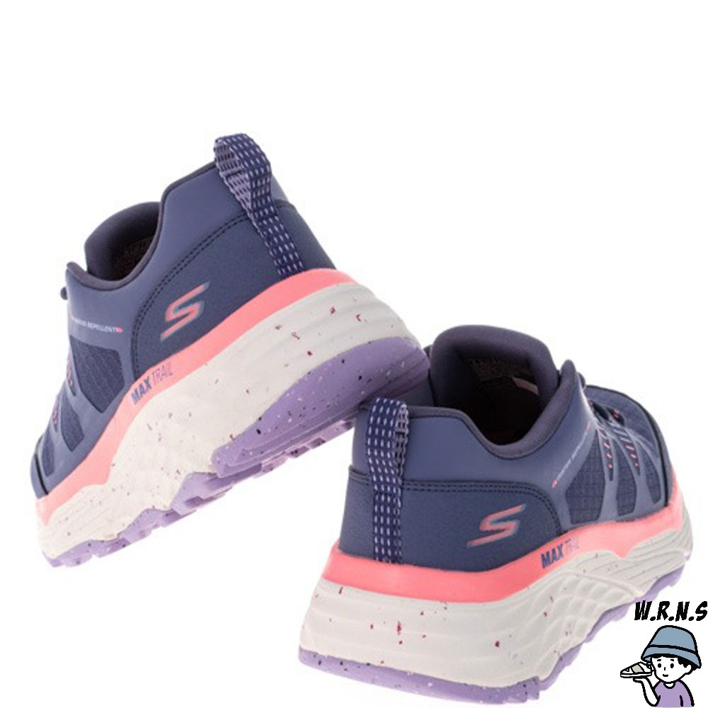 Skechers 慢跑鞋 防潑水 MAX CUSHIONING129151BKBL/129151LVPK-細節圖8
