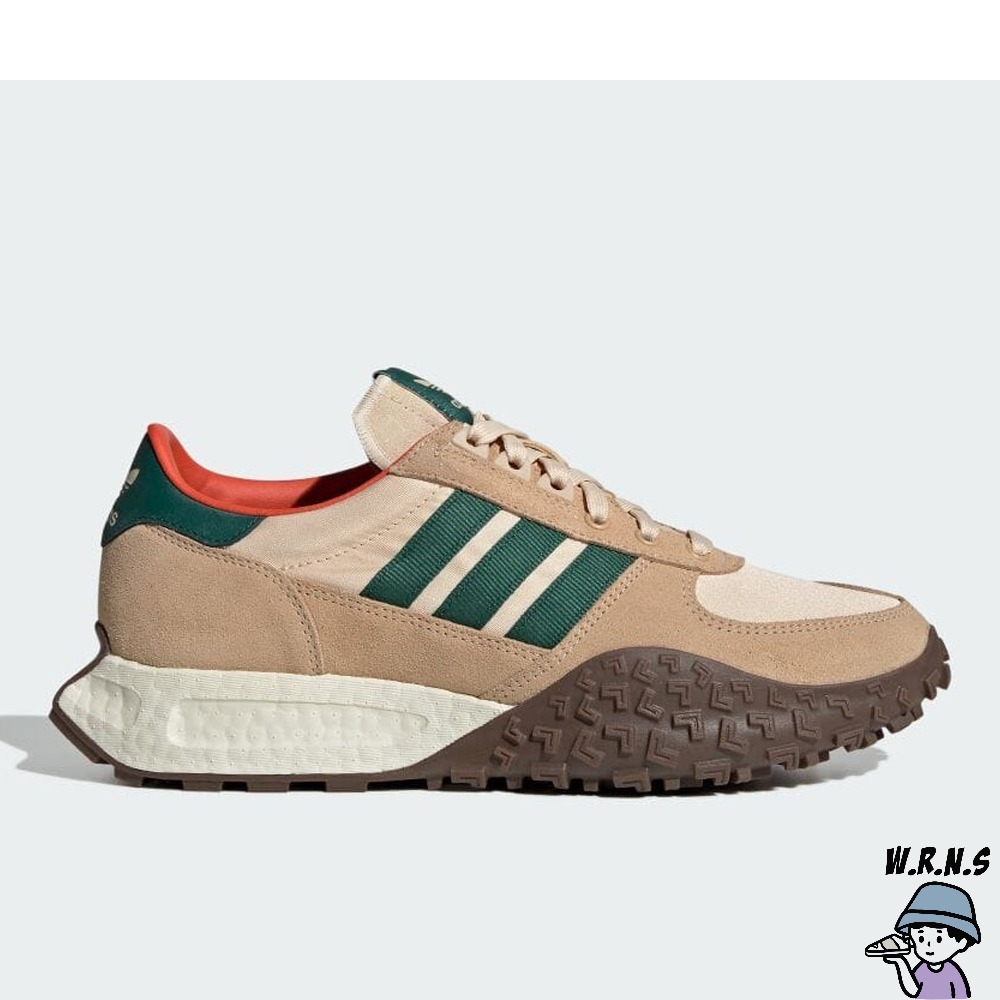 Adidas 男鞋 休閒鞋 避震 麂皮 RETROPY E5 卡其綠 IG9983-細節圖2