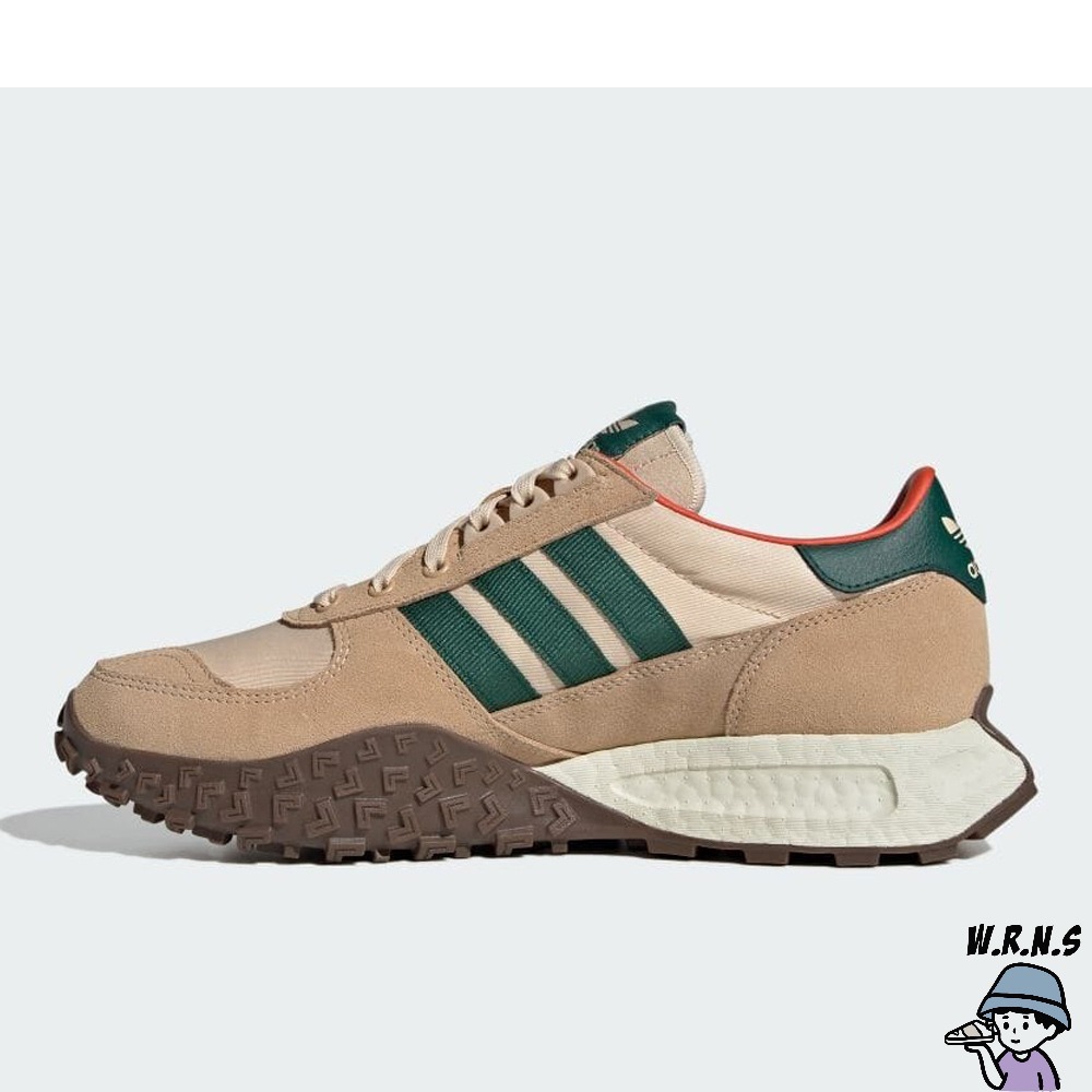 Adidas 男鞋 休閒鞋 避震 麂皮 RETROPY E5 卡其綠 IG9983-細節圖3