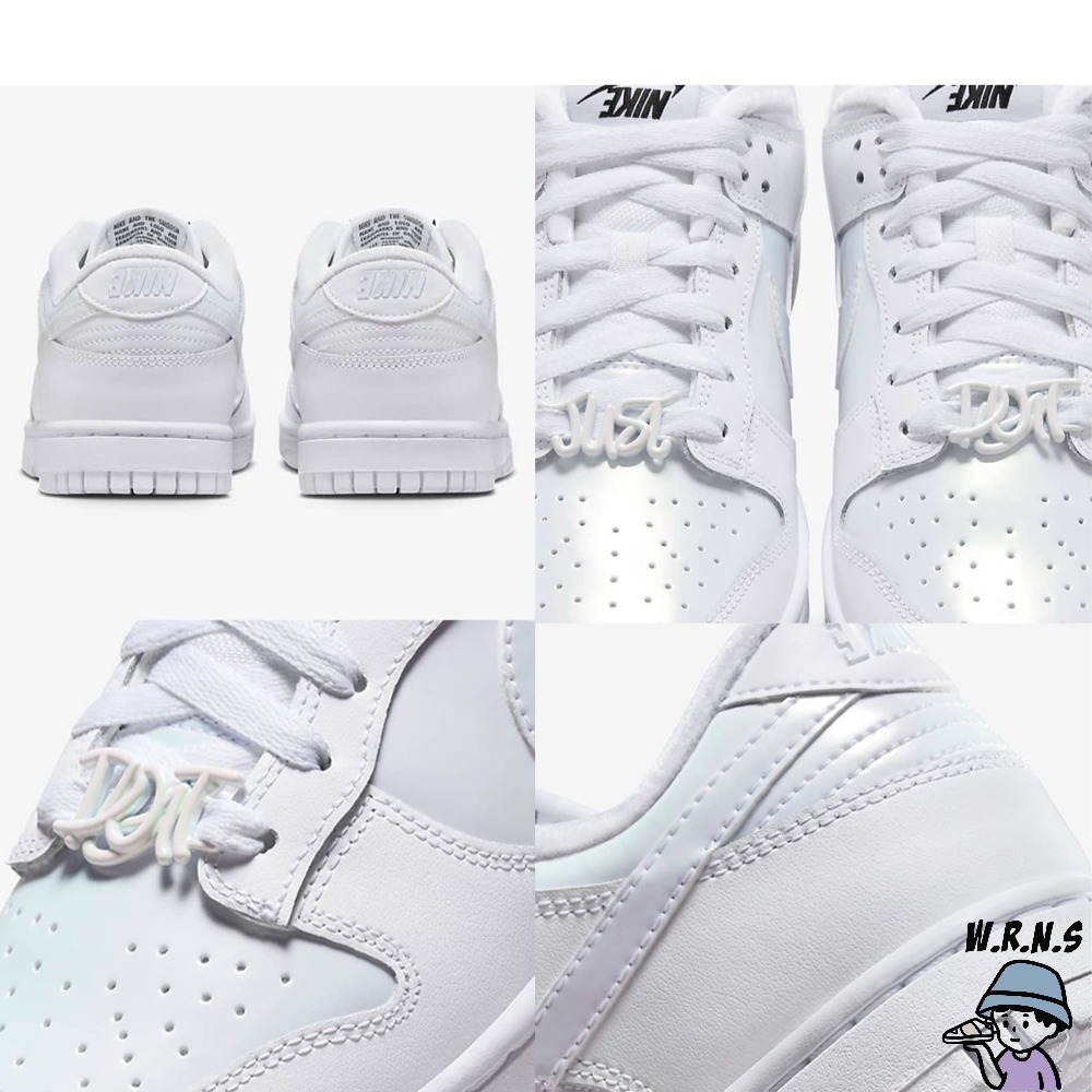 Nike 女鞋 休閒鞋 珍珠白 Dunk Low SE 珍珠白【W.R.N.S】FD8683-100-細節圖3