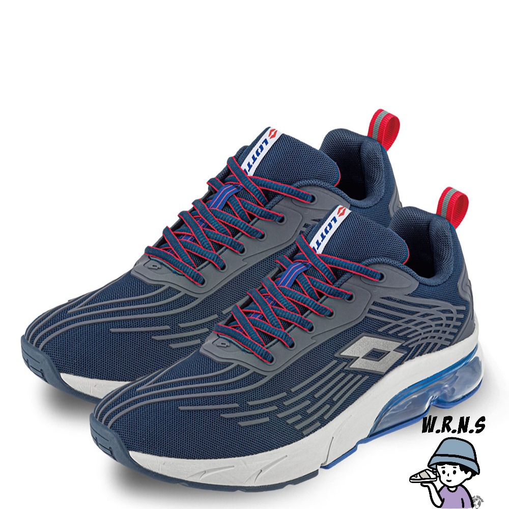 Lotto 男鞋 慢跑鞋 氣墊 2 KPU 黑/藍 LT3AMR7180/LT3AMR7186-細節圖6
