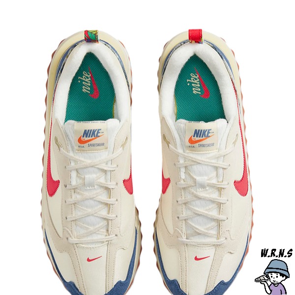 Nike 男鞋 休閒鞋 Air Max Dawn 氣墊 米藍紅【W.R.N.S】DV1487-162-細節圖2