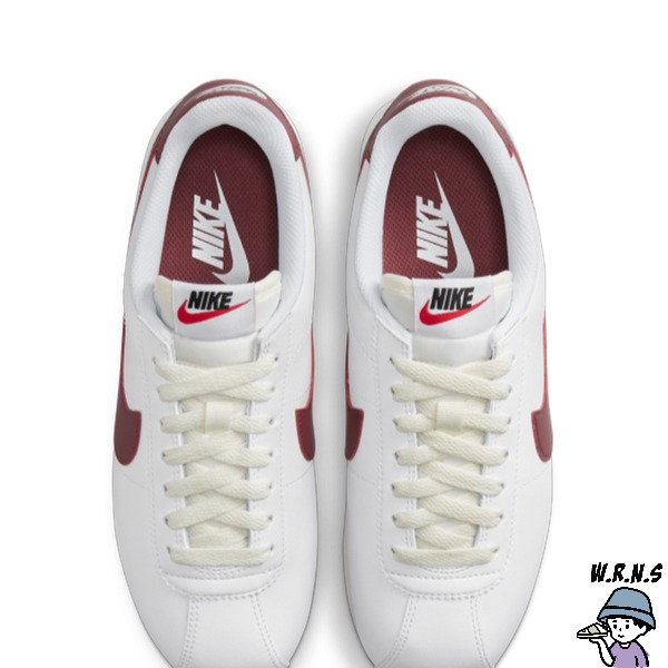 Nike 女鞋 休閒鞋 阿甘鞋 奶油底 Cortez 白紅【W.R.N.S】DN1791-103-細節圖4