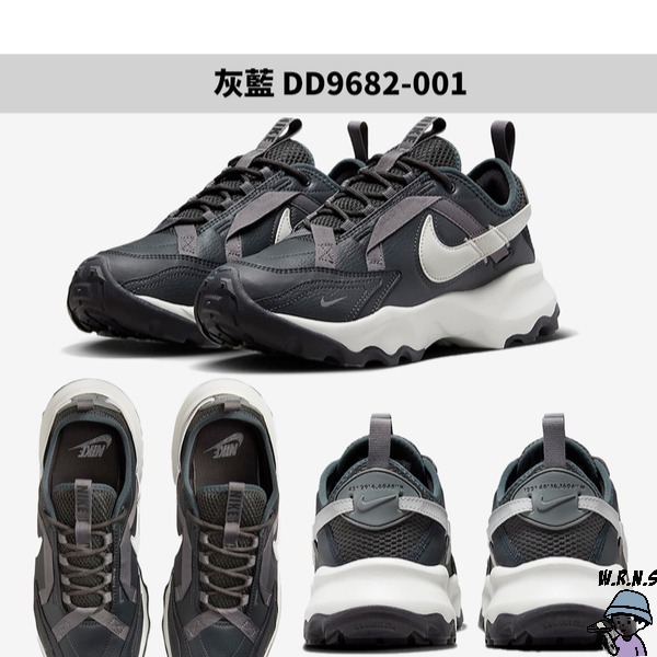 Nike 女鞋 TC 7900 休閒鞋 老爹鞋 增高 厚底 灰藍【W.R.N.S】DD9682-001-細節圖3