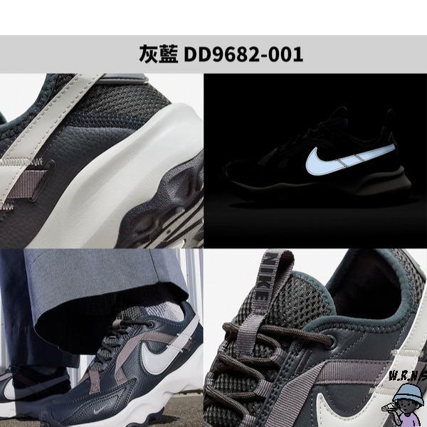 Nike 女鞋 TC 7900 休閒鞋 老爹鞋 增高 厚底 灰藍【W.R.N.S】DD9682-001-細節圖4