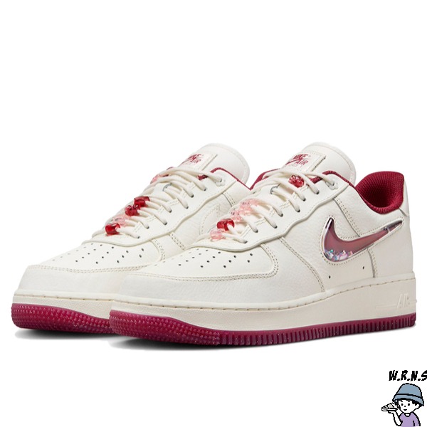 Nike 女鞋 休閒鞋 Air Force 1情人節 粉紅【W.R.N.S】FZ5068-161-細節圖4