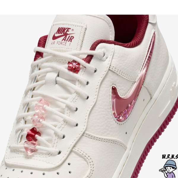 Nike 女鞋 休閒鞋 Air Force 1情人節 粉紅【W.R.N.S】FZ5068-161-細節圖7