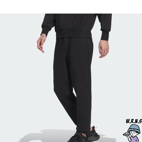 Adidas 男裝 長褲 口袋 縮口 棉 黑【W.R.N.S】IT3985-細節圖6