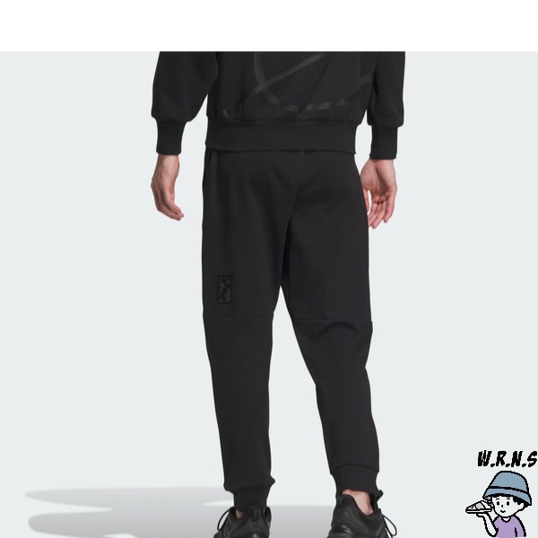 Adidas 男裝 長褲 口袋 縮口 棉 黑【W.R.N.S】IT3985-細節圖7