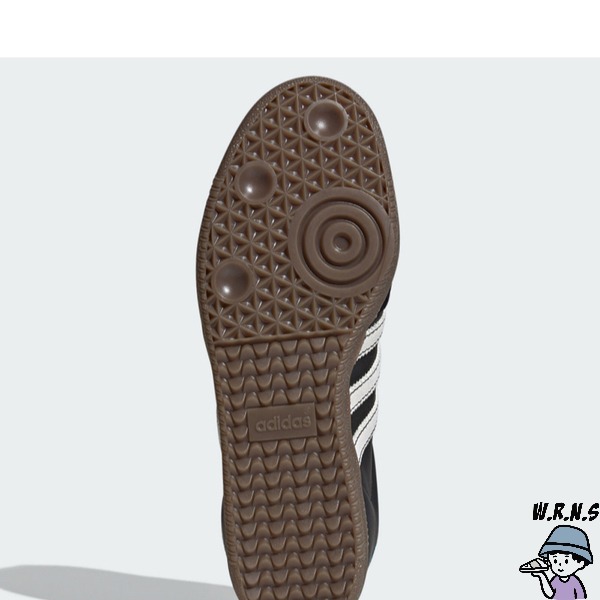 Adidas SAMBA OG 女鞋 休閒鞋 皮革 麂皮 拼接 黑【W.R.N.S】ID1141-細節圖7