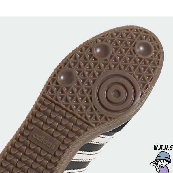 Adidas SAMBA OG 女鞋 休閒鞋 皮革 麂皮 拼接 黑【W.R.N.S】ID1141-細節圖8