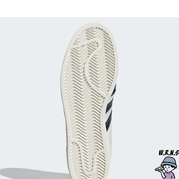 Adidas 女鞋 休閒鞋 貝殼頭 皮革 SUPERSTAR 米藍【W.R.N.S】ID1139-細節圖6