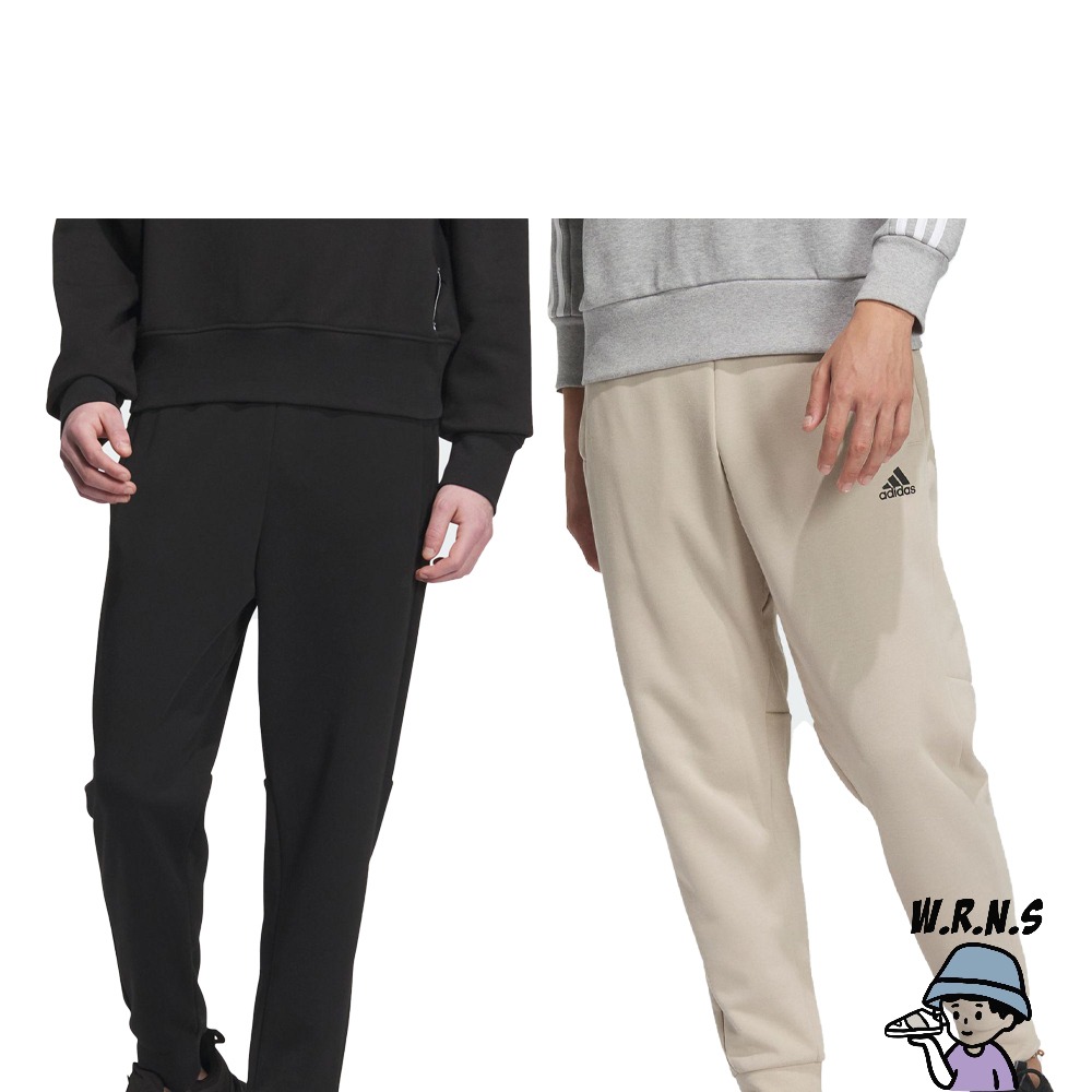 Adidas 男裝 長褲 縮口 口袋 黑/奶茶 IQ1381/IQ1382-細節圖2