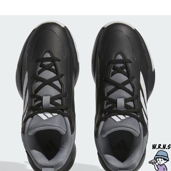 Adidas 女鞋 大童鞋 籃球鞋 CROSS EM UP SELECT J 黑灰【W.R.N.S】IE9255-細節圖6