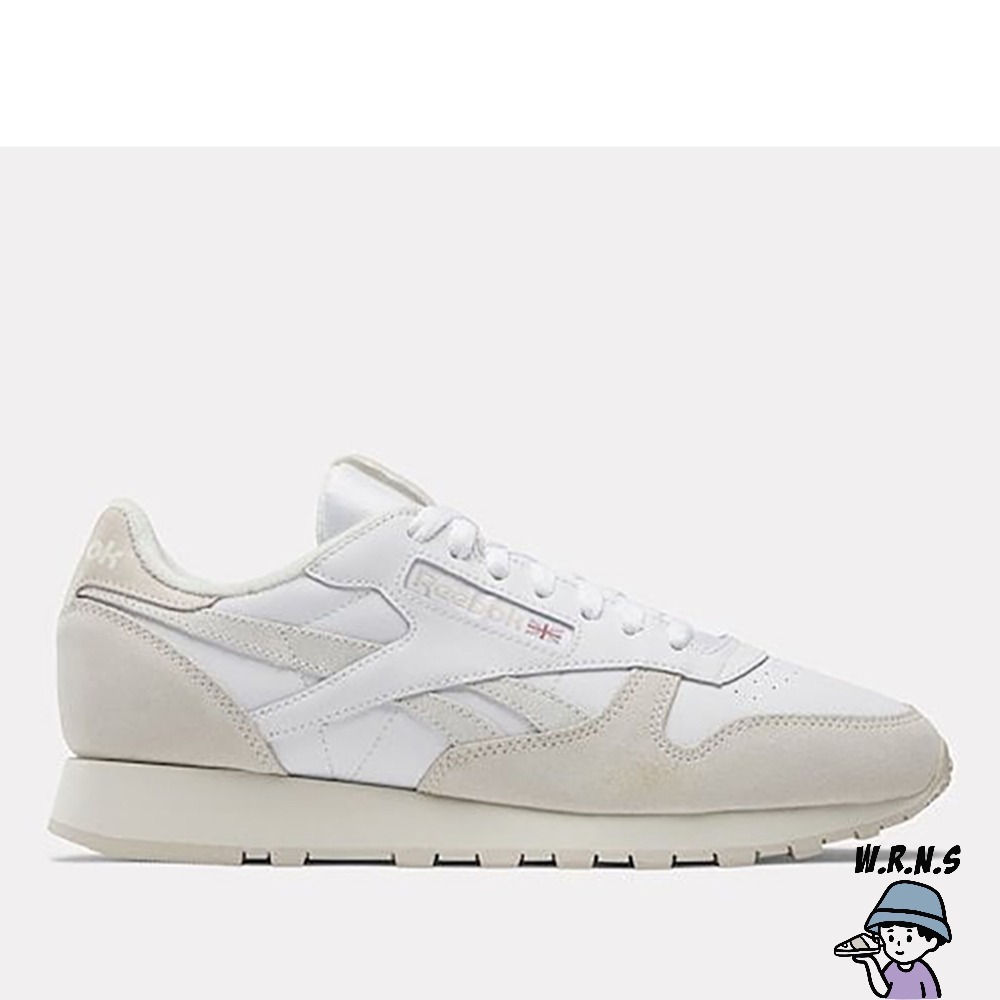 Reebok 男鞋 女鞋 休閒鞋 麂皮 皮革 Classic Leather 白米100032772-細節圖2