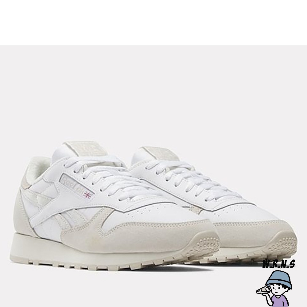 Reebok 男鞋 女鞋 休閒鞋 麂皮 皮革 Classic Leather 白米100032772-細節圖3