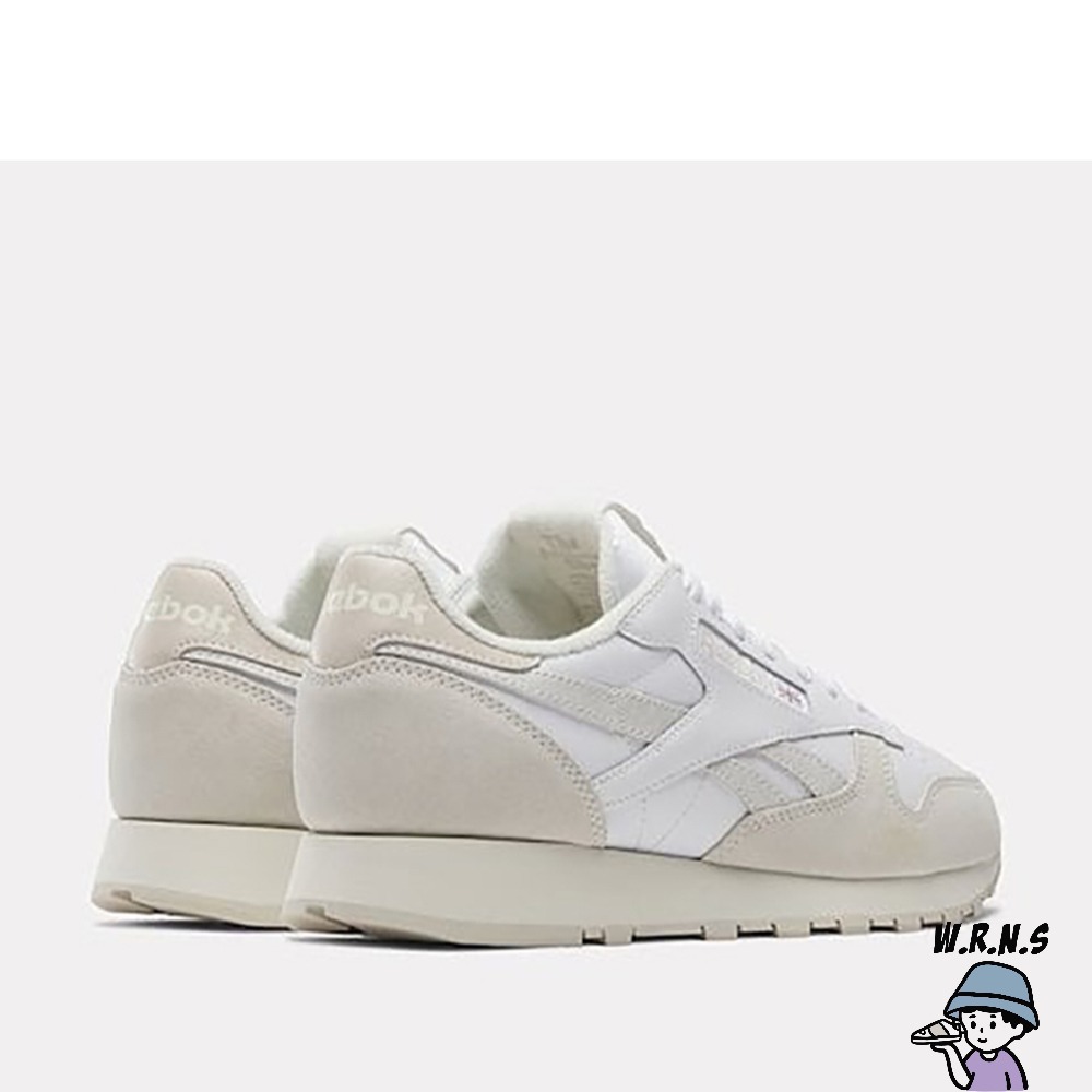 Reebok 男鞋 女鞋 休閒鞋 麂皮 皮革 Classic Leather 白米100032772-細節圖4