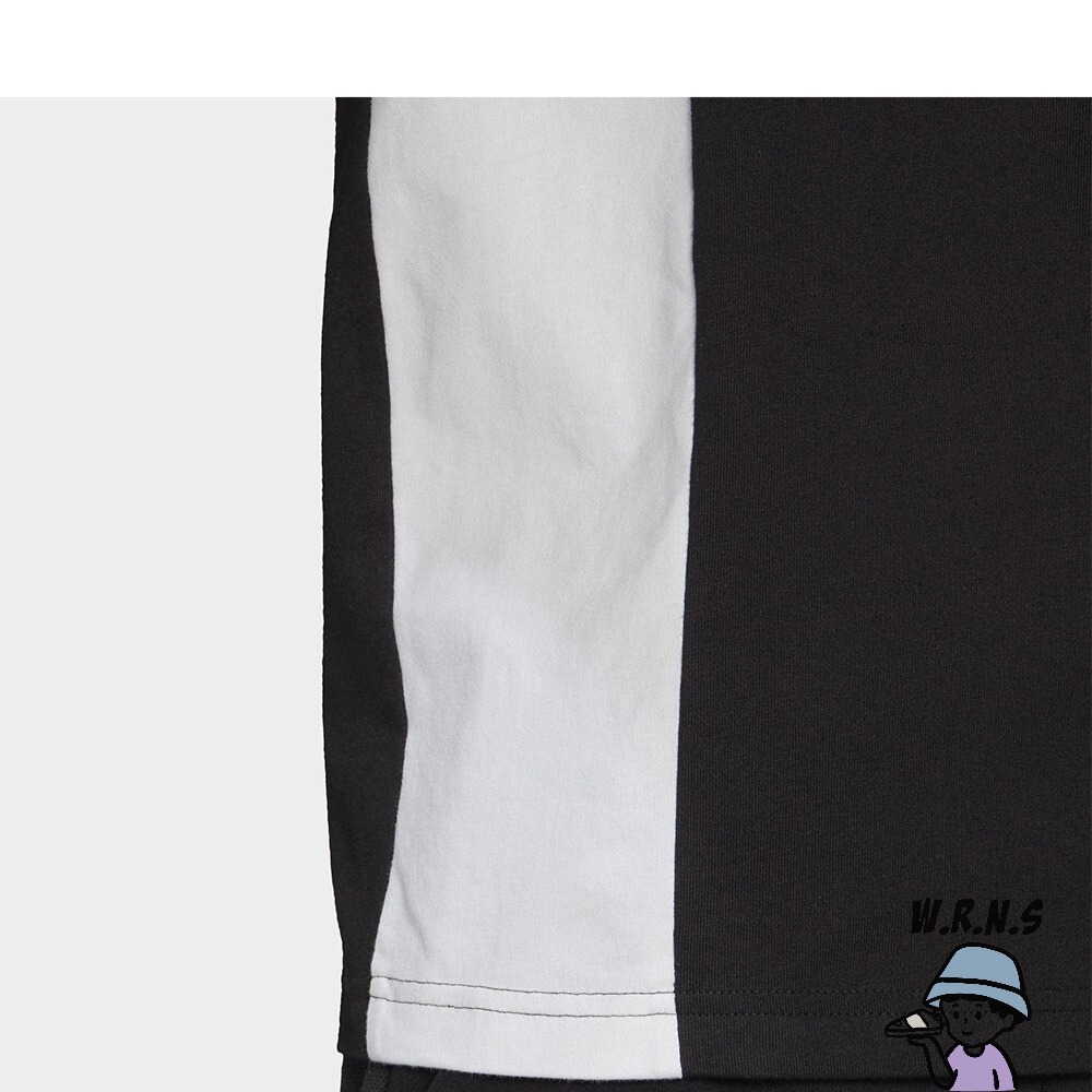 ADIDAS Z.N.E. 男裝 短袖 訓練 棉質 色塊 寬版 黑 藍FT6134-細節圖6