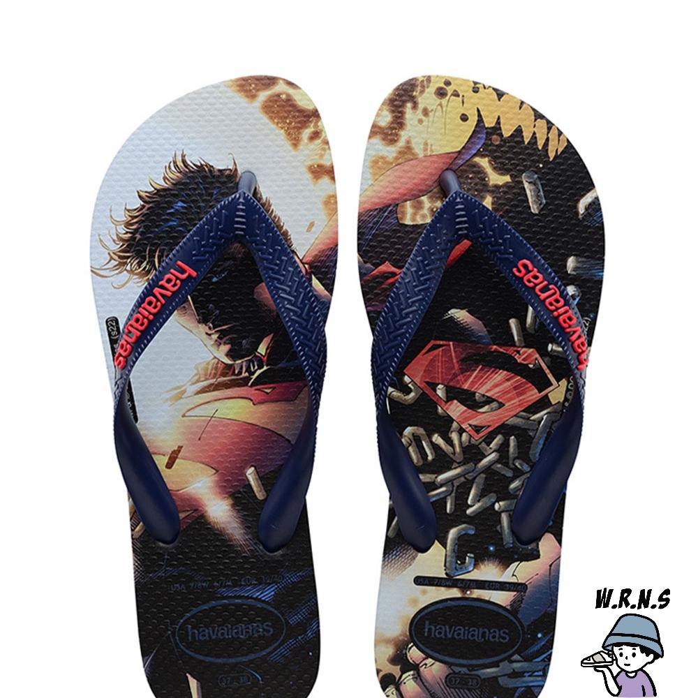 Havaianas 哈瓦仕 男鞋 女鞋 拖鞋 夾腳拖 DC宇宙 超人 藍4141765-3536U-細節圖2