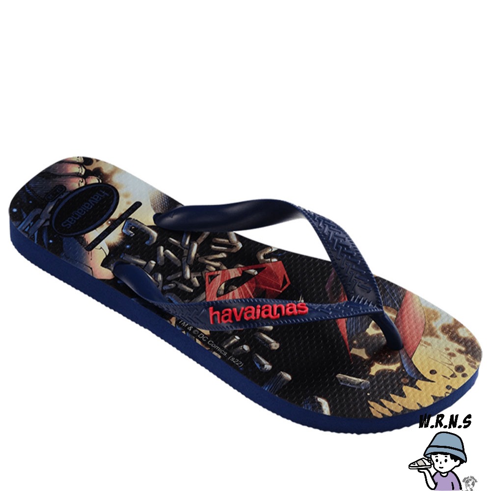 Havaianas 哈瓦仕 男鞋 女鞋 拖鞋 夾腳拖 DC宇宙 超人 藍4141765-3536U-細節圖3