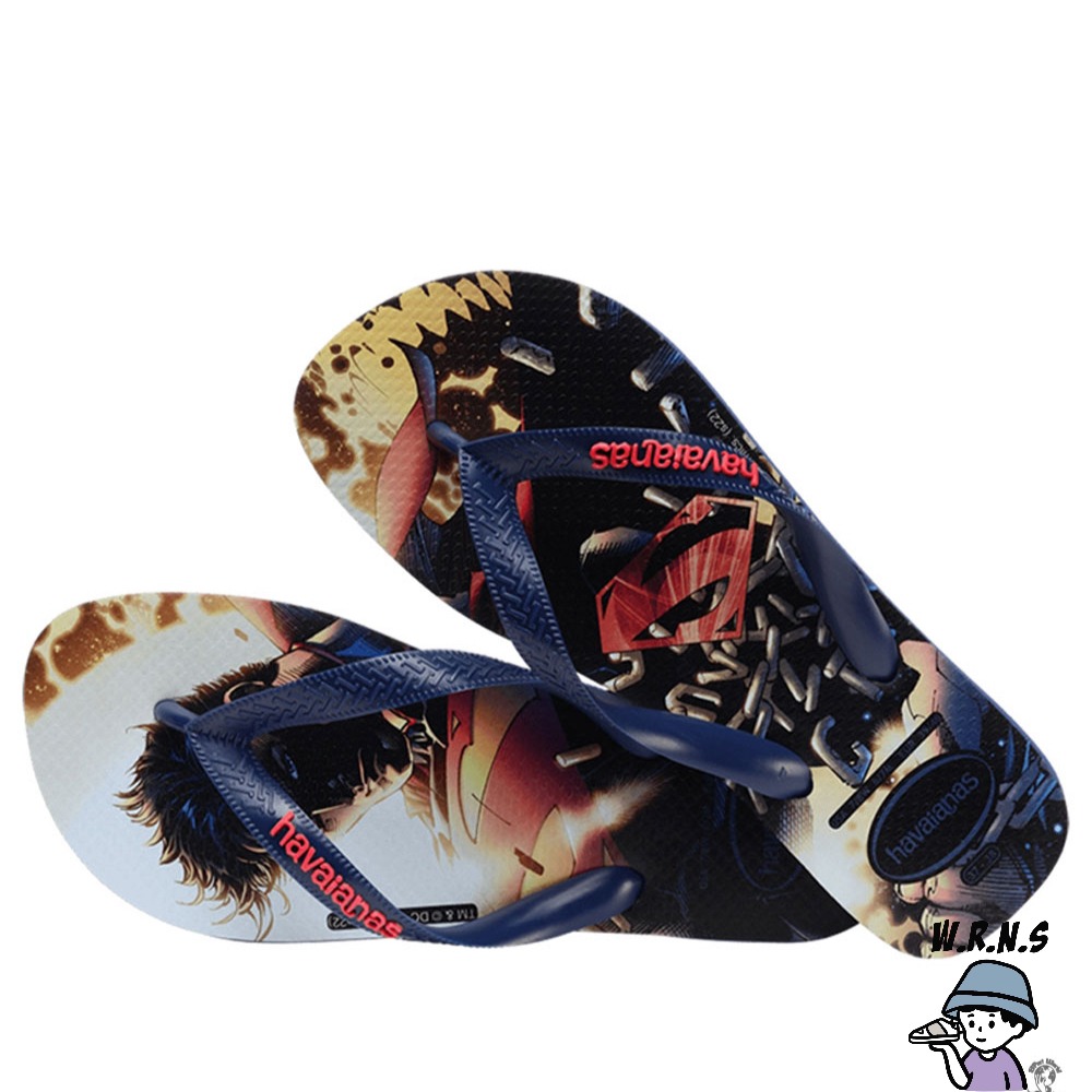 Havaianas 哈瓦仕 男鞋 女鞋 拖鞋 夾腳拖 DC宇宙 超人 藍4141765-3536U-細節圖5