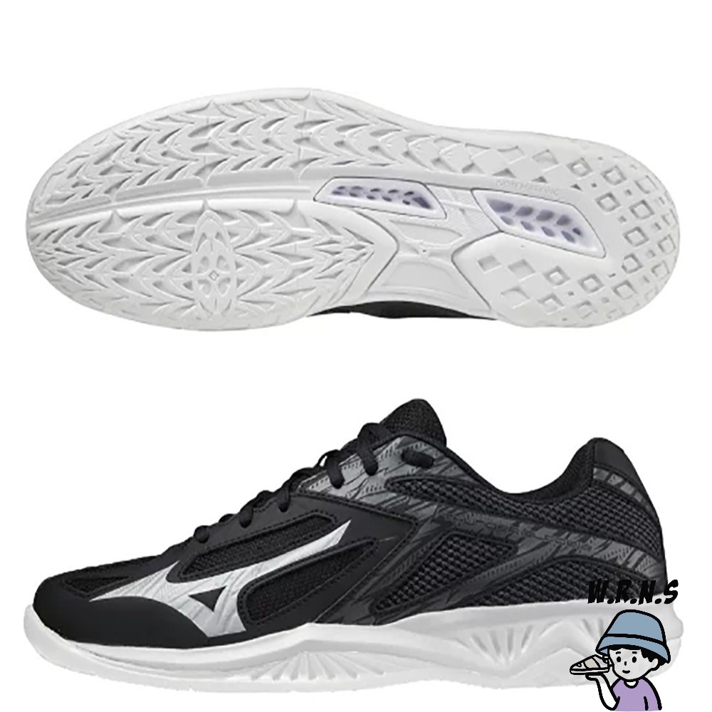 Mizuno 男鞋女鞋 排球鞋 THUNDER BLADE 3 2.5E寬楦 黑V1GA217001-細節圖2