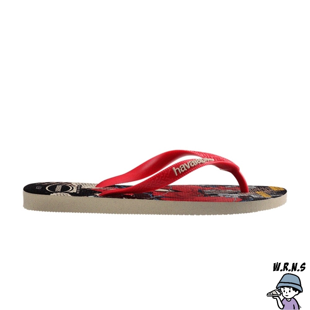 Havaianas 哈瓦仕 男鞋 拖鞋 夾腳拖 漫威英雄 蜘蛛人 紅 4147012-8813M-細節圖4