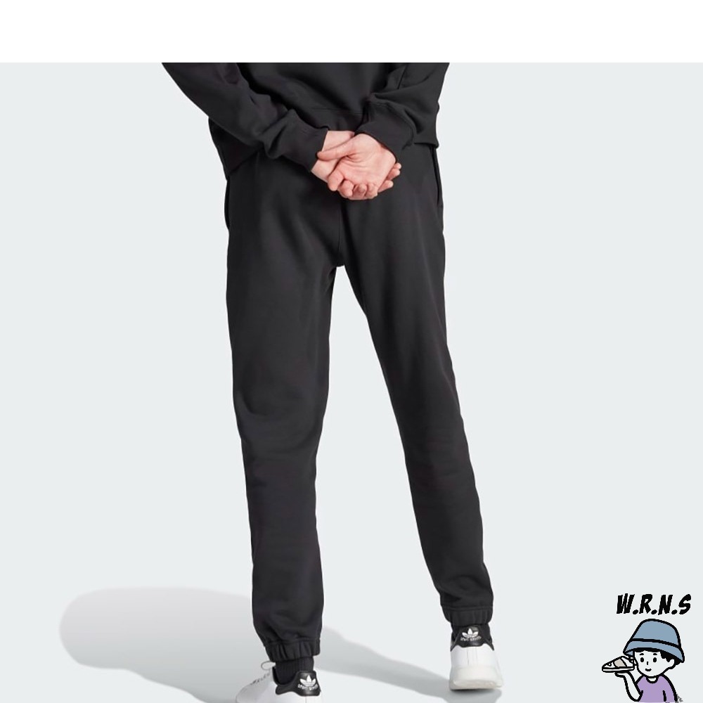 Adidas 男裝 長褲 縮口 口袋 棉 黑HZ0698-細節圖4