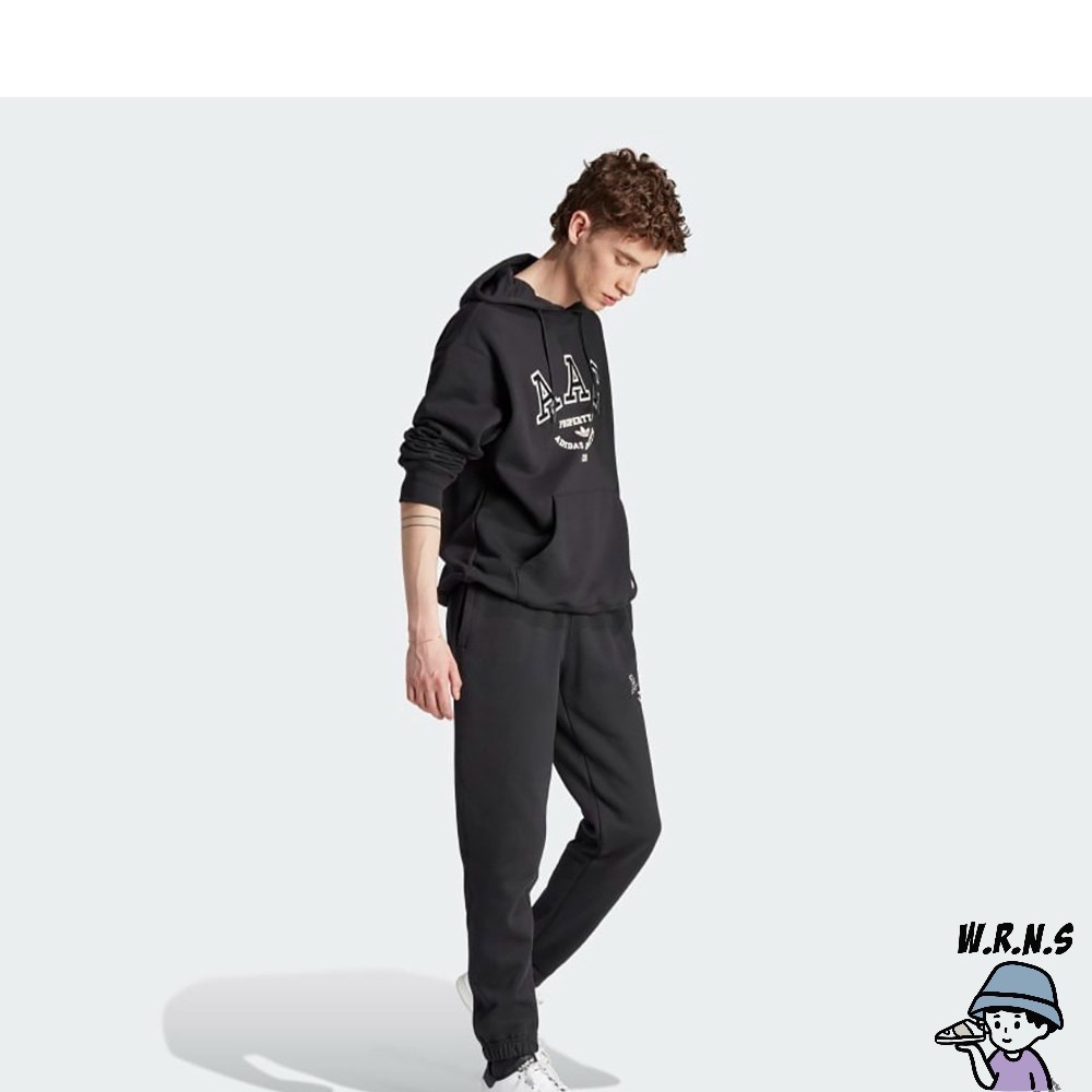 Adidas 男裝 長褲 縮口 口袋 棉 黑HZ0698-細節圖5