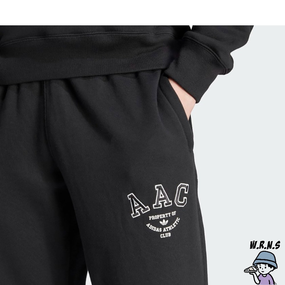 Adidas 男裝 長褲 縮口 口袋 棉 黑HZ0698-細節圖6