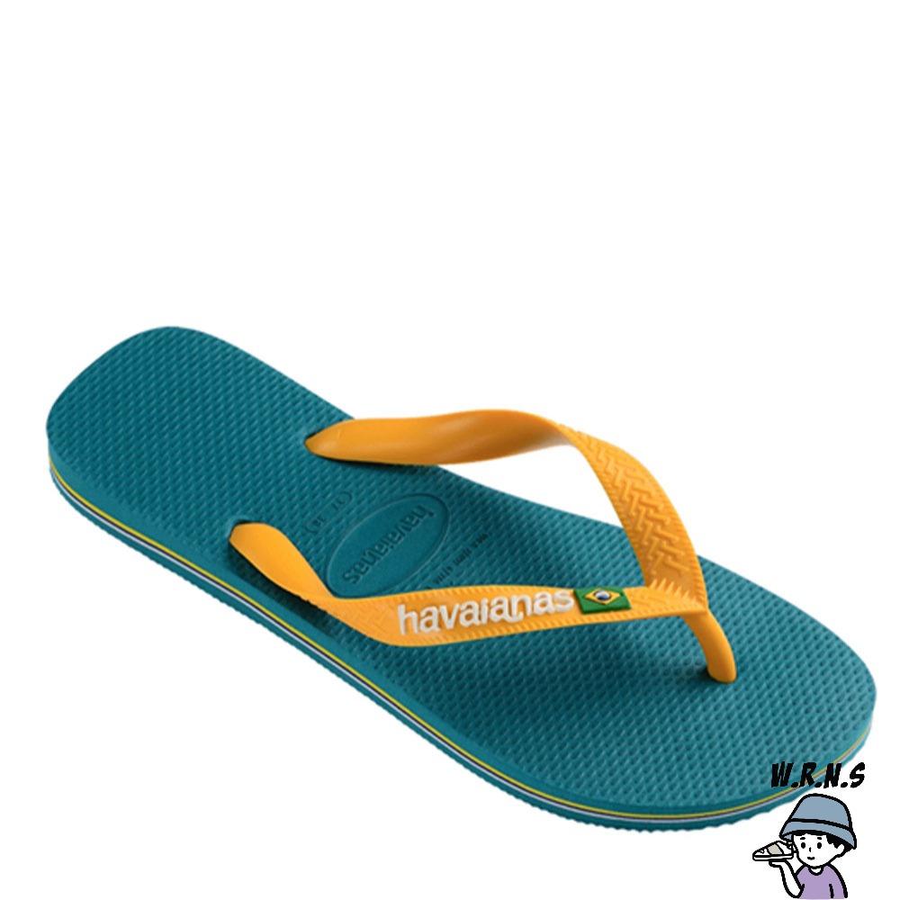 Havaianas 哈瓦仕 男鞋 女鞋 拖鞋 夾腳拖 人字拖 國旗 藍黃4110850-1832U-細節圖3