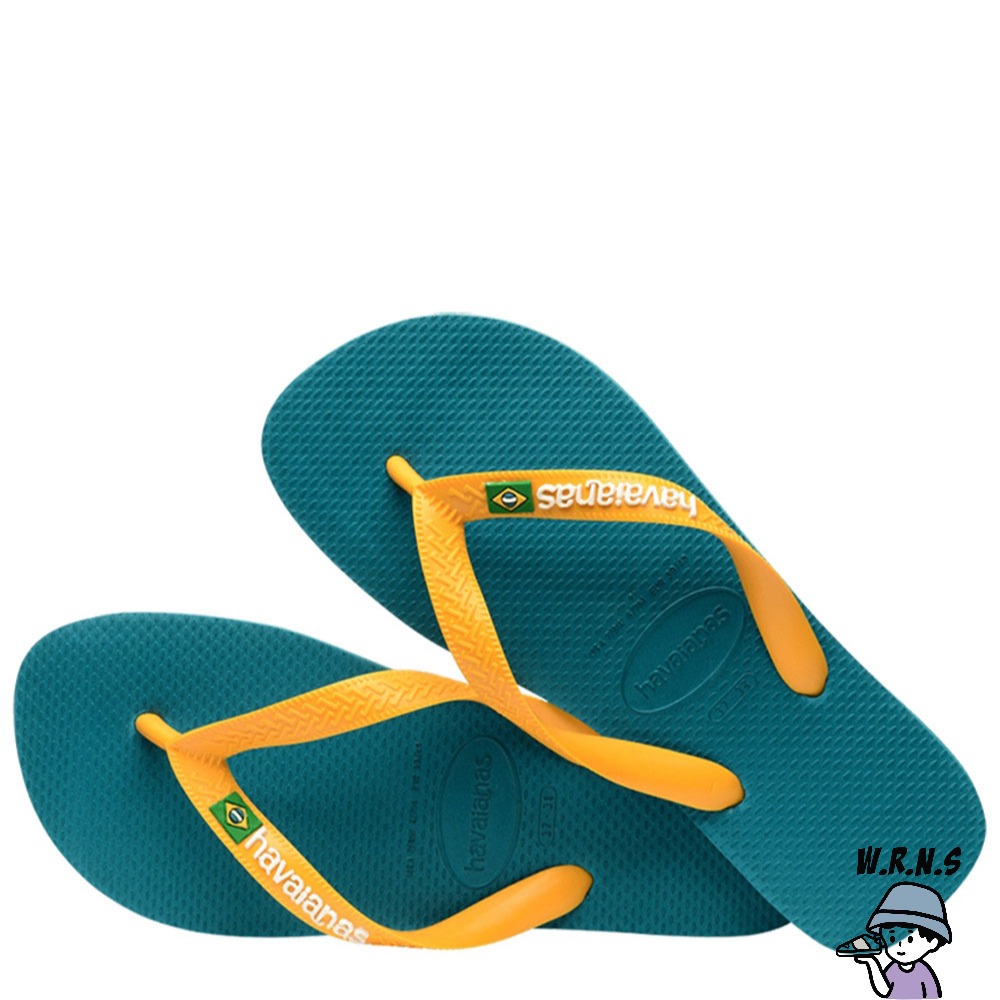 Havaianas 哈瓦仕 男鞋 女鞋 拖鞋 夾腳拖 人字拖 國旗 藍黃4110850-1832U-細節圖4