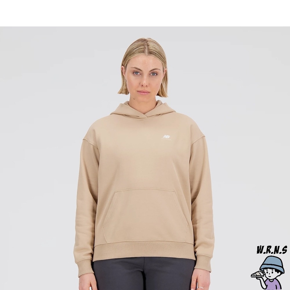 New Balance 女裝 長袖上衣 帽T 口袋 刺繡 AWT33524INC/AWT33524NBY-細節圖4