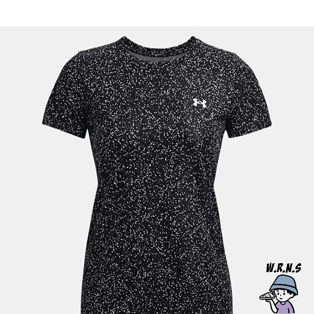 Under Armour UA 女裝 短袖上衣 歐規 黑 1370947-001-細節圖2