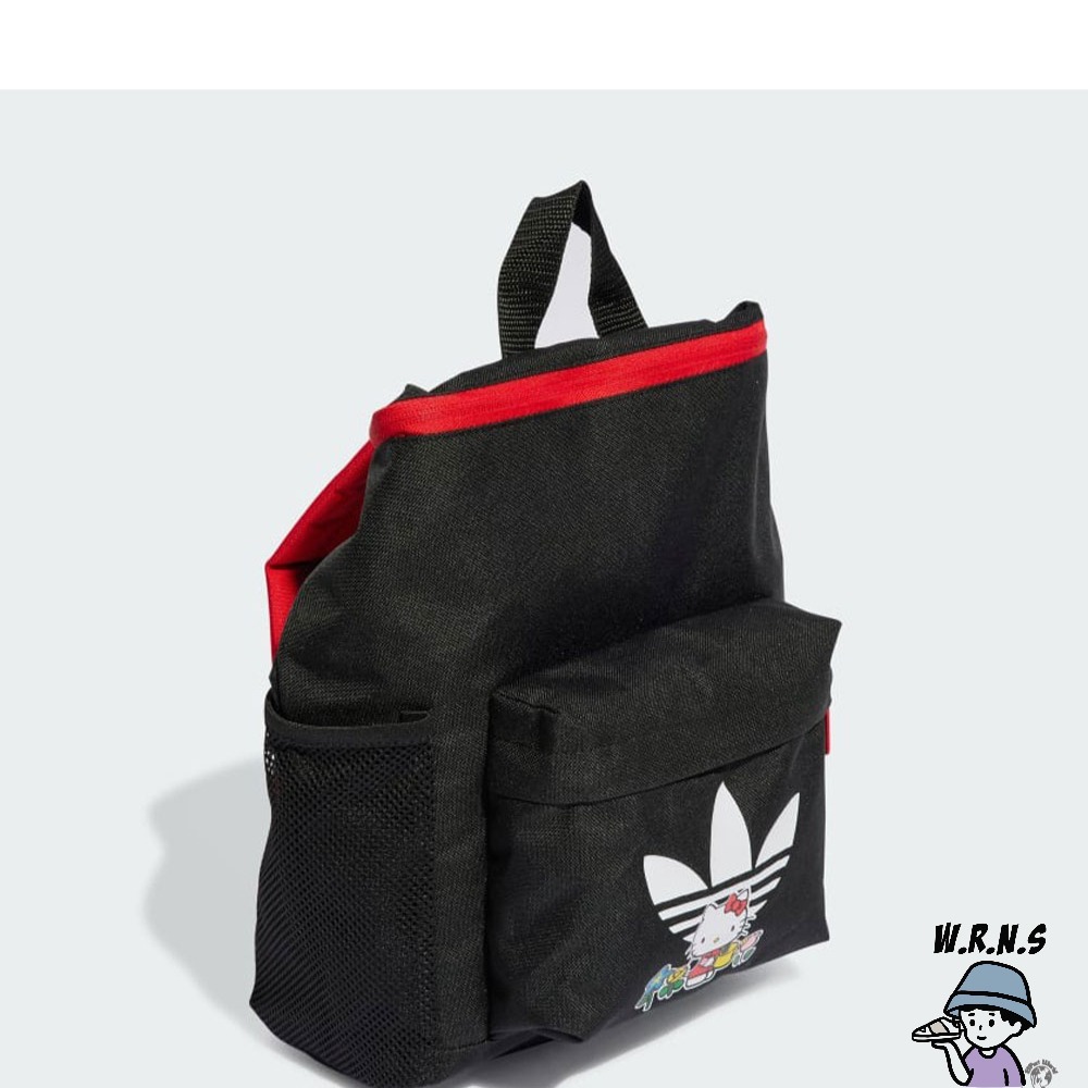 Adidas 後背包 雙肩 小後包 聯名款 Hello Kitty 黑II3364-細節圖4