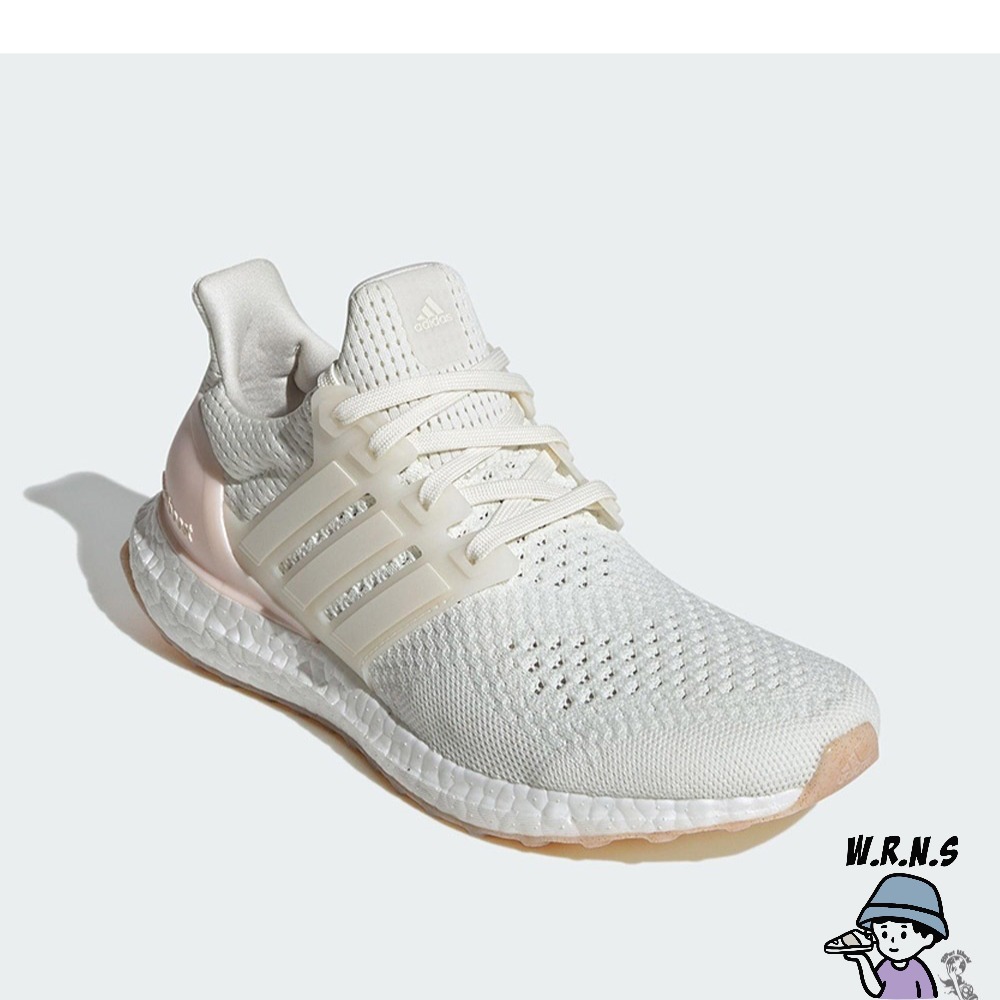 Adidas 女鞋 慢跑鞋 避震 包覆 ULTRABOOST 1.0 白粉IF5268-細節圖3