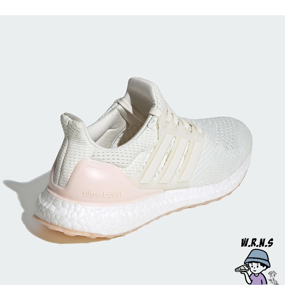 Adidas 女鞋 慢跑鞋 避震 包覆 ULTRABOOST 1.0 白粉IF5268-細節圖4