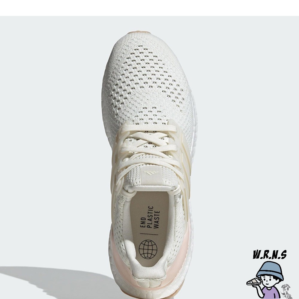 Adidas 女鞋 慢跑鞋 避震 包覆 ULTRABOOST 1.0 白粉IF5268-細節圖5