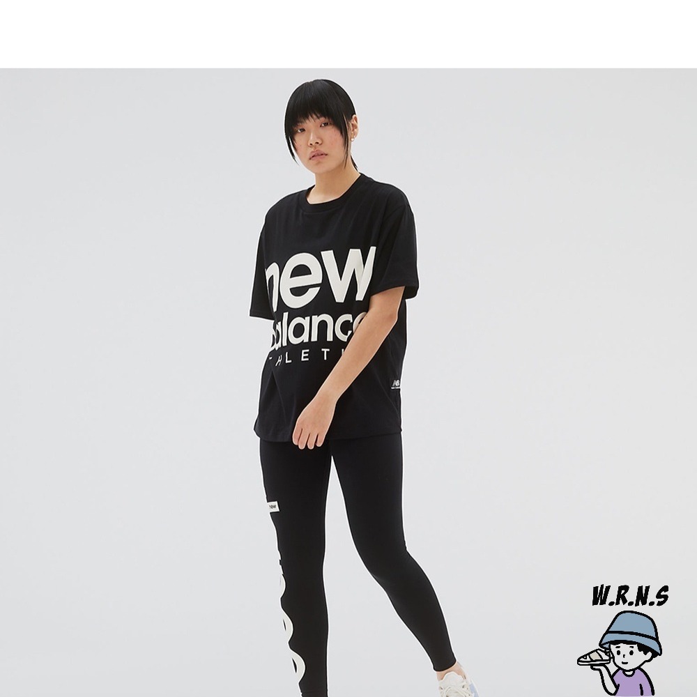 New Balance 男 女 長褲 緊身褲 高腰 黑 UP23504BK-細節圖3