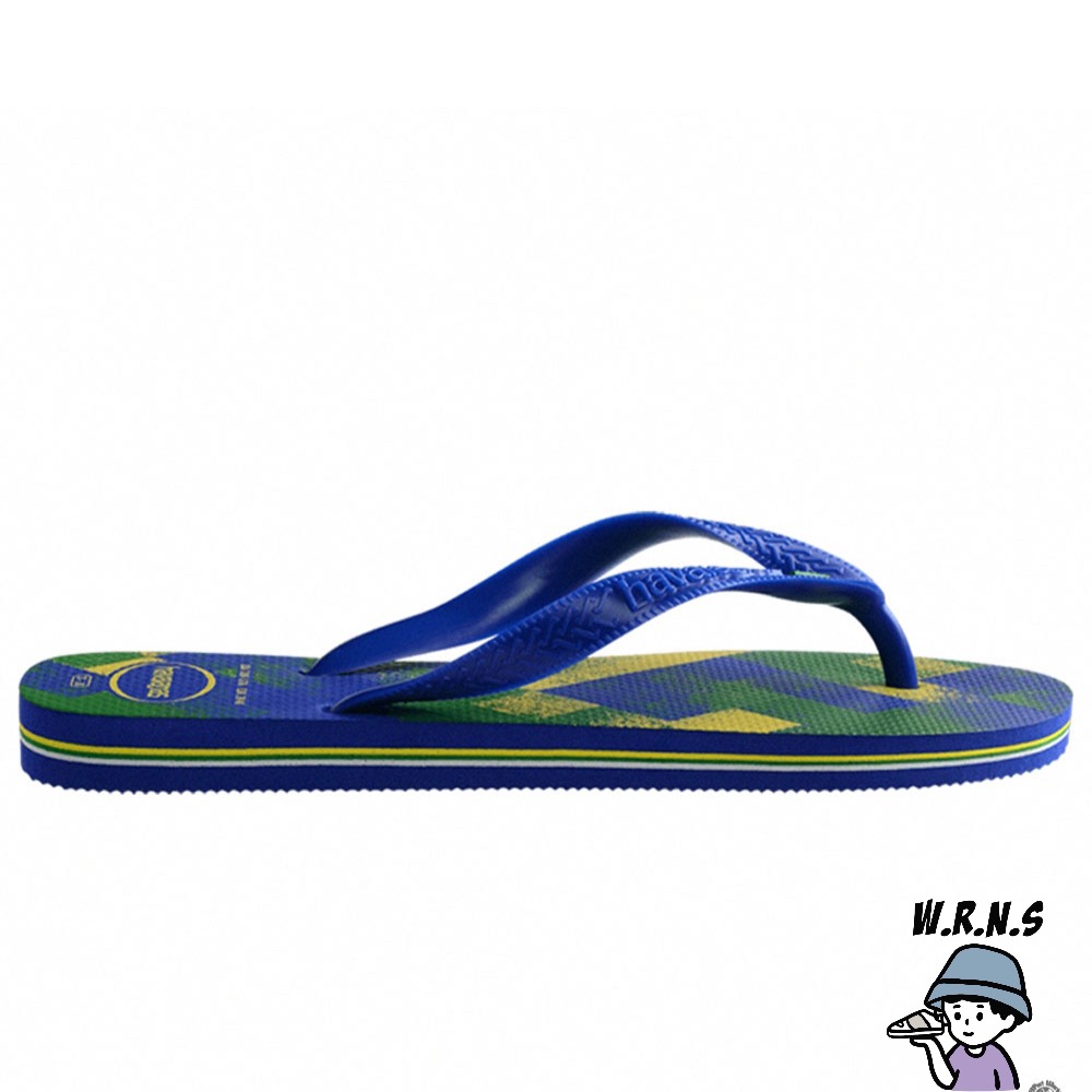 Havaianas 哈瓦仕 男鞋 女鞋 拖鞋 夾腳拖 國旗 方格 漸層 藍綠4145745-2711U-細節圖4